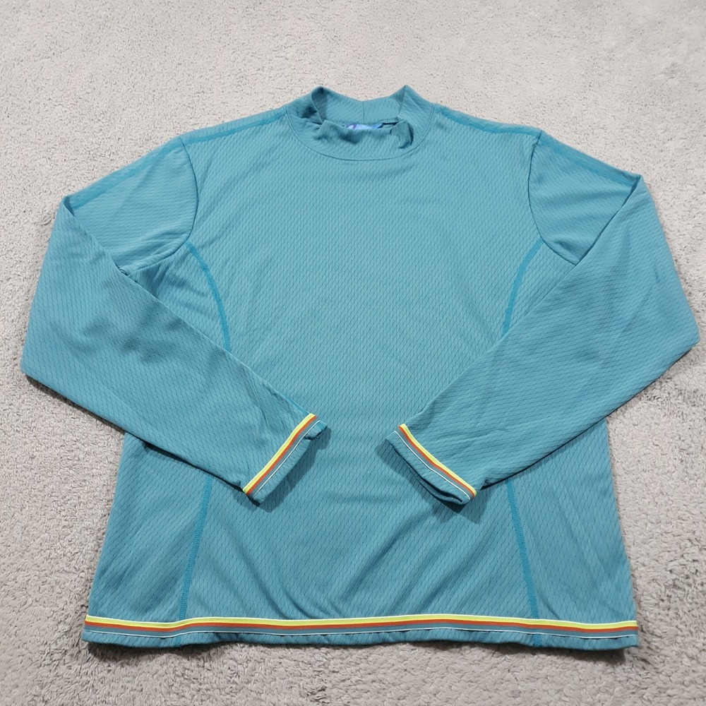 Title Nine Sweatshirt Womens XL Pullover Teal Blue Outdoor Activewear